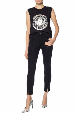 Logo-printed top, zdjęcie 2 Logo-printed top od Balmain